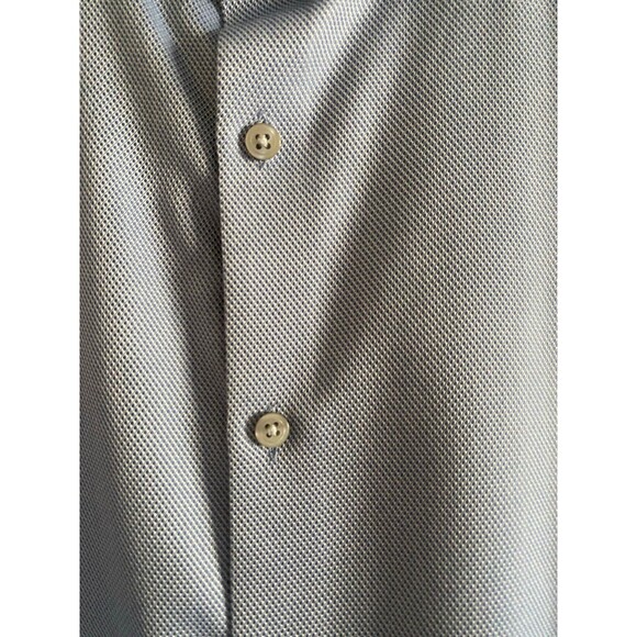 Men's Button Down Dress Shirt Calvin Klein Slim Fit Infinite Non Iron 17.5 34/35 - Picture 3 of 12